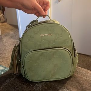 Steve Madden Green Mini Backpack
